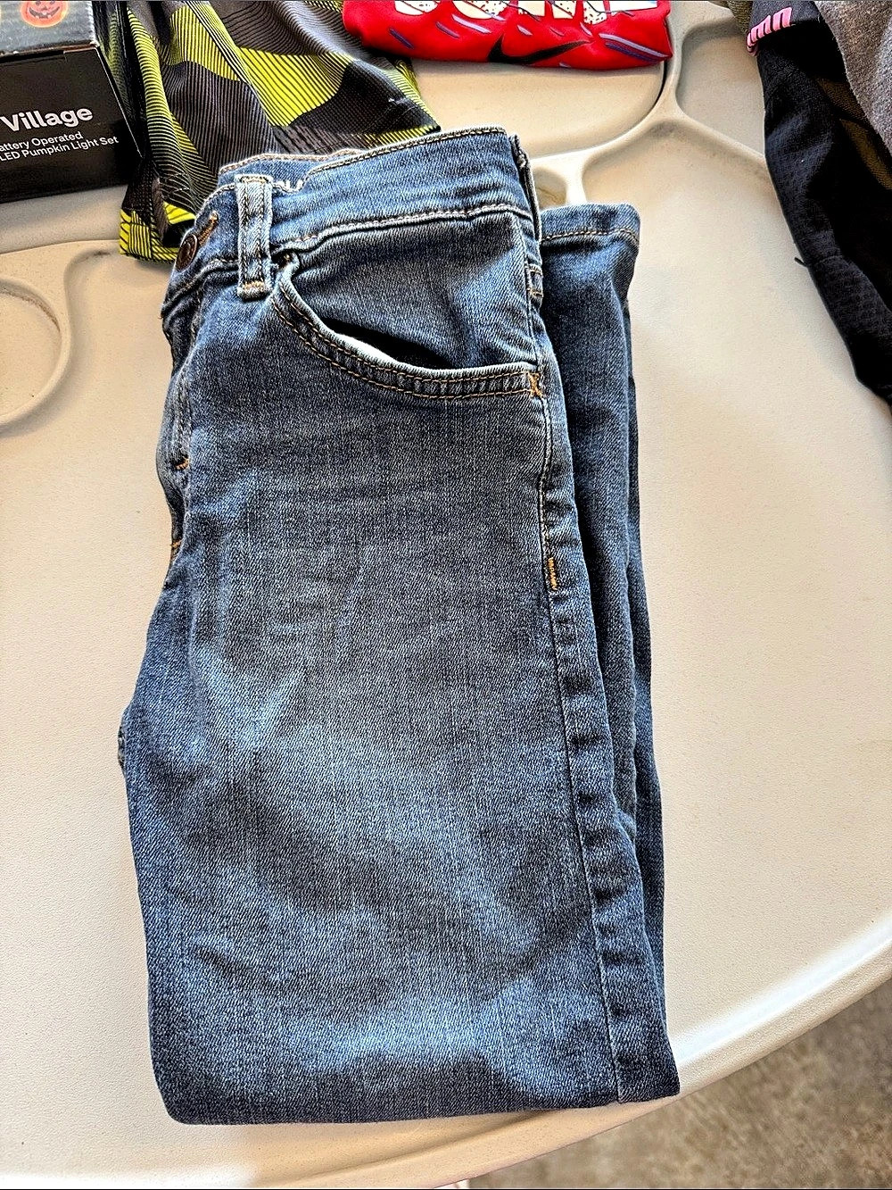 Wrangler Classic Straight Leg Jeans Blue Waist 6
